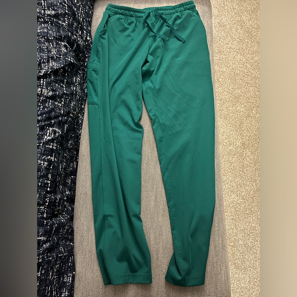 Fit Scrubs Women’s Scrub Pants Hunter Green Medium Petite